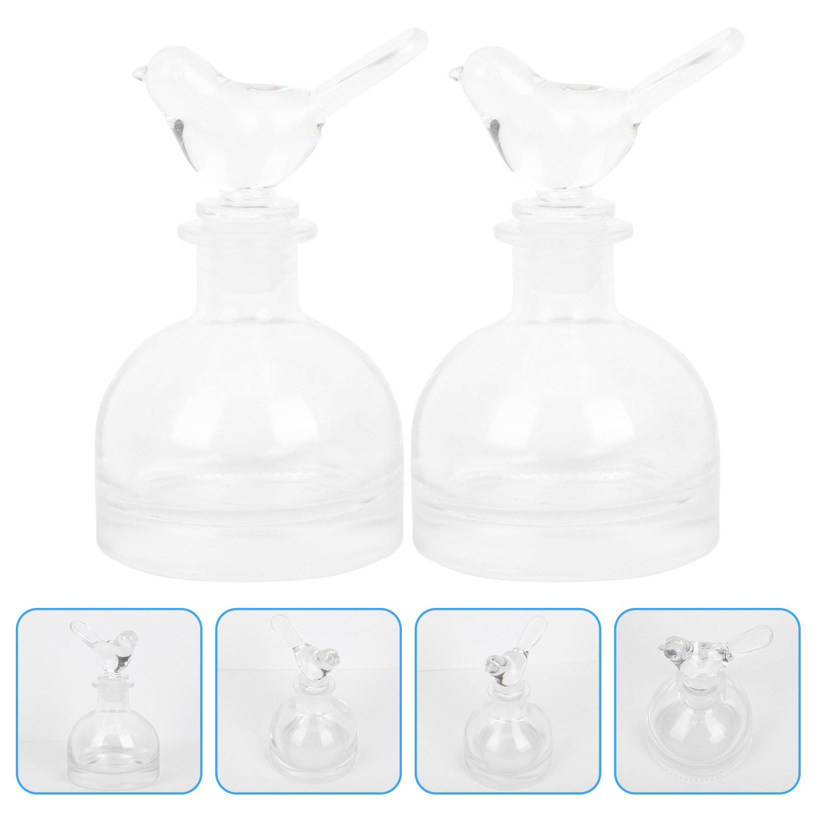 Fragrance Perfume Car - Frascos de perfume de vidro, 2