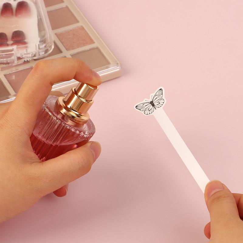 100 Peças de Papel Testador Cr - Perfume Fragrance Essence avaliação e preço