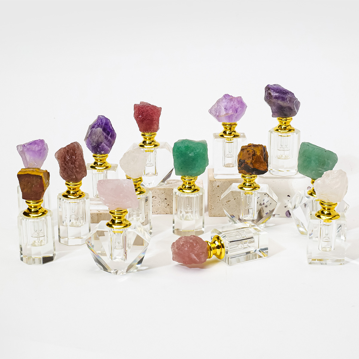 1pc natural ametista cristal c - Perfume Fragrance House avaliação e preço