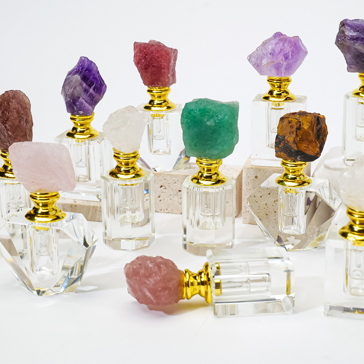 1pc natural ametista cristal c - Perfume Fragrance House avaliação e preço
