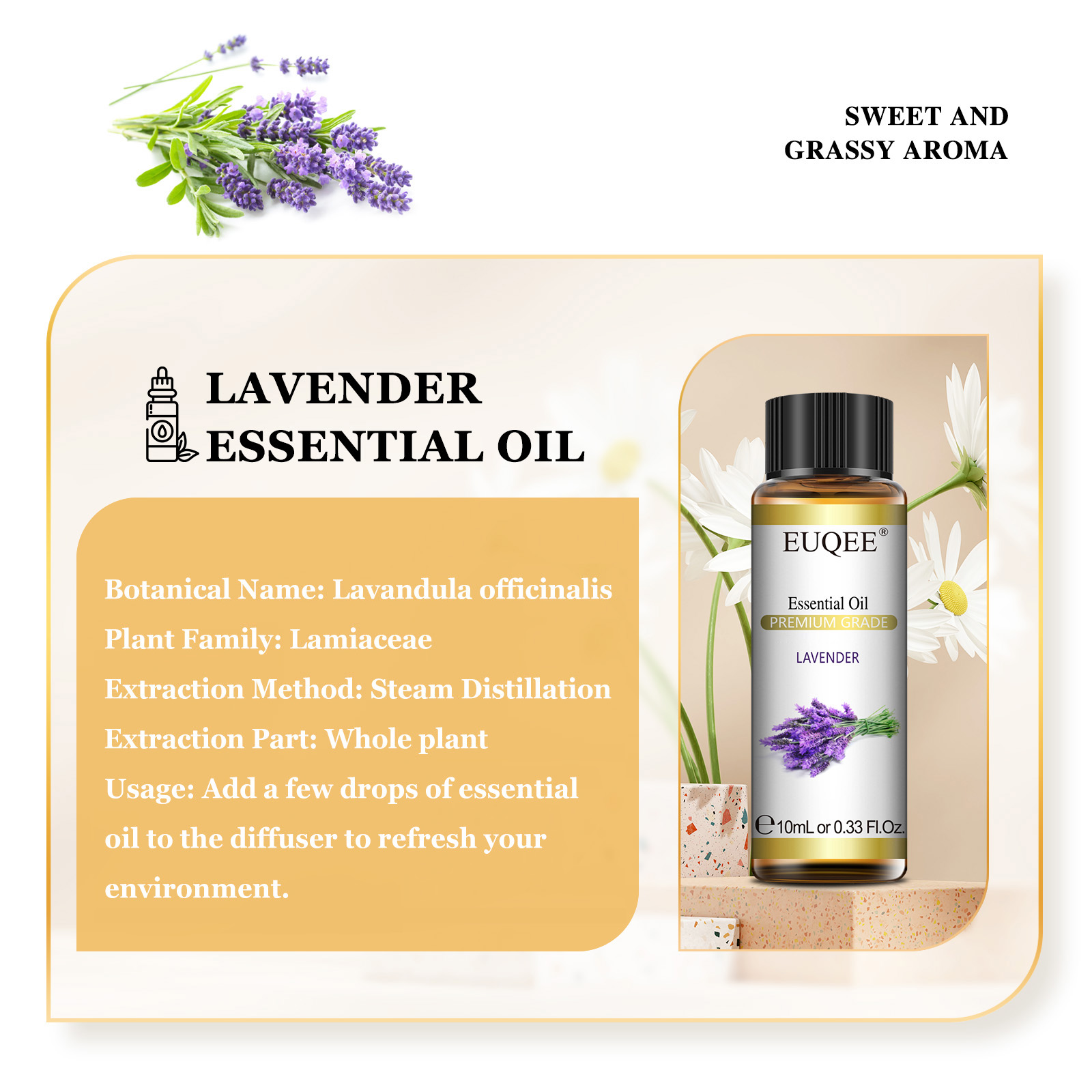 EUQEE 10ml Óleo Essencial Puro - Perfume Fragrance Essence avaliação e preço